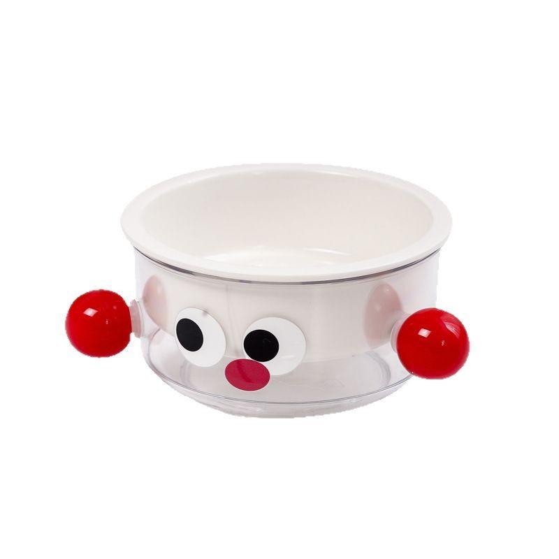 Keramik-Katzennapf Katzenfutter Napf Keramik-Haustiernapf Schutz Halswirbelsäule Zwei-in-eins Anti-Kippen Doppelnapf Wassernapf Haustierbedarf