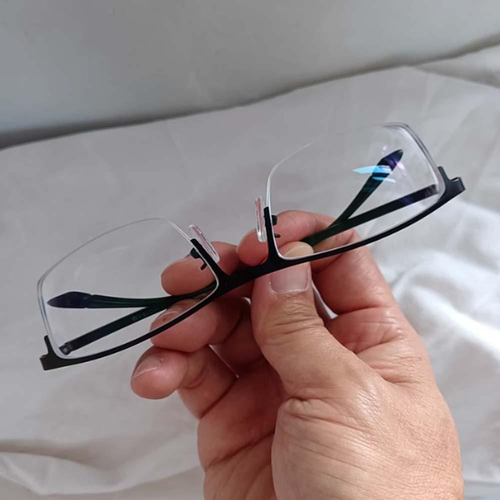 Zinc Zinc Alloy Anti Blu-ray Glasses PC Men Reading Eyewear Half-frame Business Myopia Glasses Watch Movie