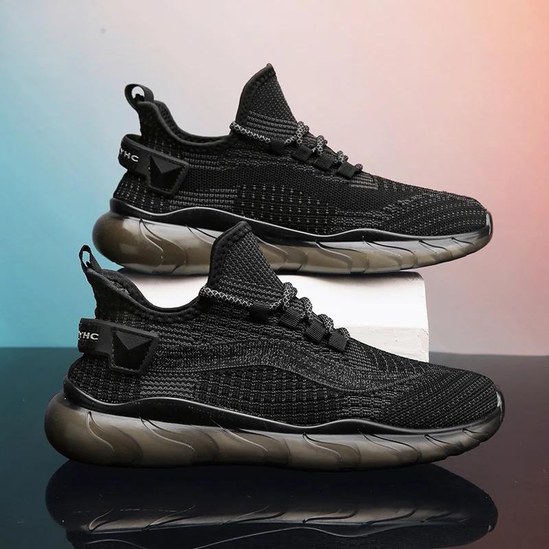 Atmungsaktive Herren Freizeitschuhe Mesh Laufschuhe Herren Leichte Sportschuhe Athletisches Jogging Tenis Schuhe Herrenschuhe