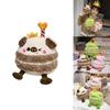 Adorable Cartoon Pig Plush Toy Birthday Cake Candle Stuffed Animal Gift For Kids