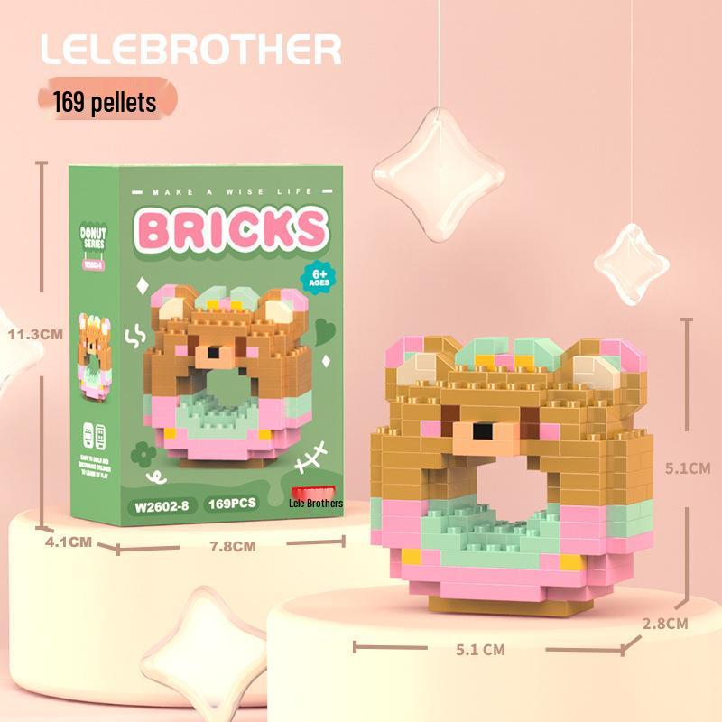 Compatible Lego Micro Building Block Cartoon Figurines - Children's Educational Desktop Toys