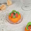 Persimmon Ruyi Creative Candlestick: Auspicious Home Decor & Wedding Souvenir