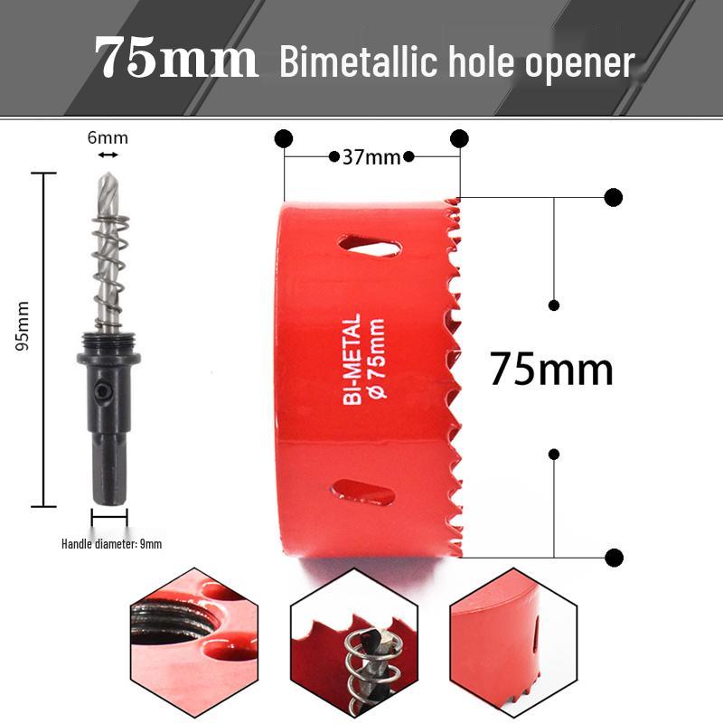 Woodworking Bi-metal Hole Saw for Gypsum, PVC, and Plastic