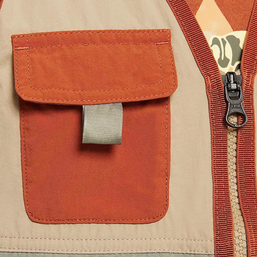 Nike Vestă Ss25 ACG cu Buzunare Multiple Confortabilă Largă Versatilă Bărbați Caise-Ceai Verde-Militar Deschis Maro-Roșu Închis HJ0676-297