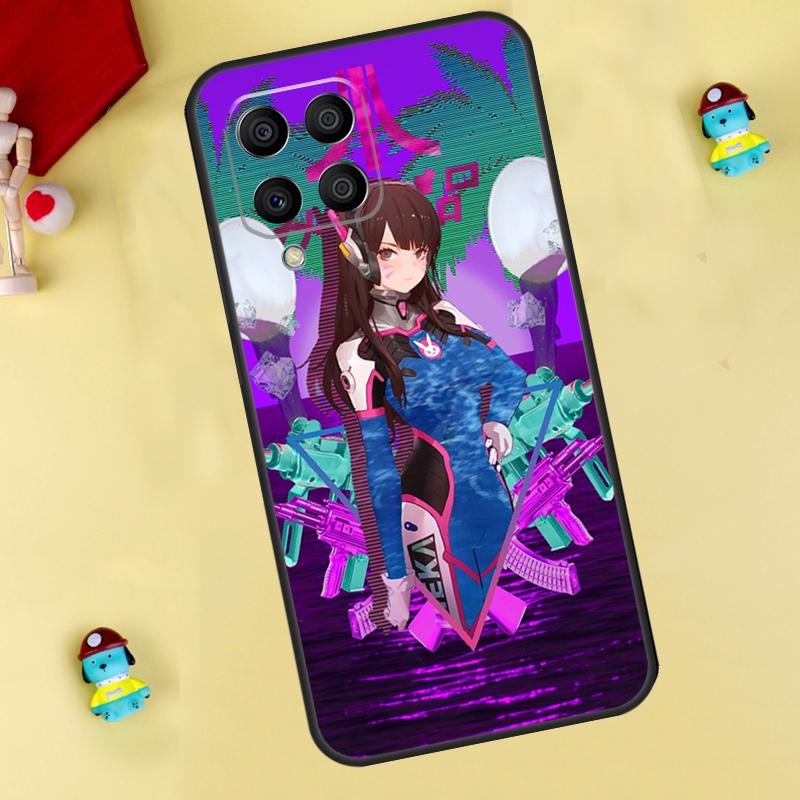 Vaporwave Glitch Anime Case For Samsung Galaxy M13 M33 M53 M14 M12 M15 M06 M16 M36 M56 M31 M32 M52 M35 M55 M34 M54