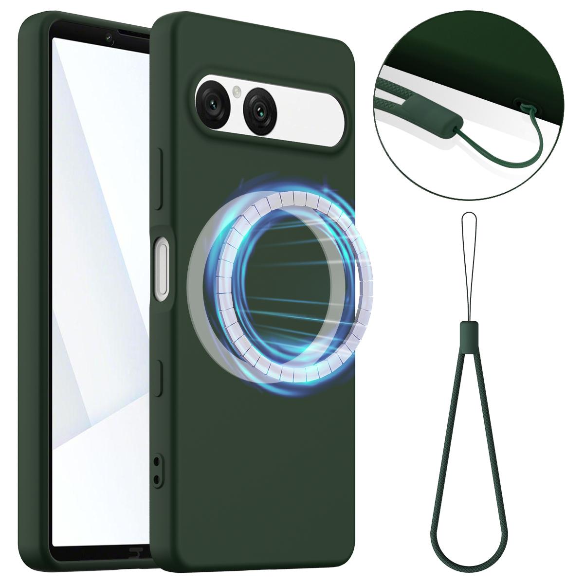 

Для Sony Xperia 10 VII Чохол Магнітний Чохол Захист від падінь Рідкий Силікон Чохол для Телефона