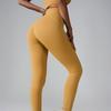 High-Waisted Seamless Yoga Leggings With Pockets Womens Slim Fit Workout Pants Breathable Compression Tights