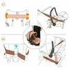 Brown 3-in-1 Trio Pack Baby Pram Shock-Absorbing High Chassis Foldable Reversible Car Seat Puncture-Proof Wheels
