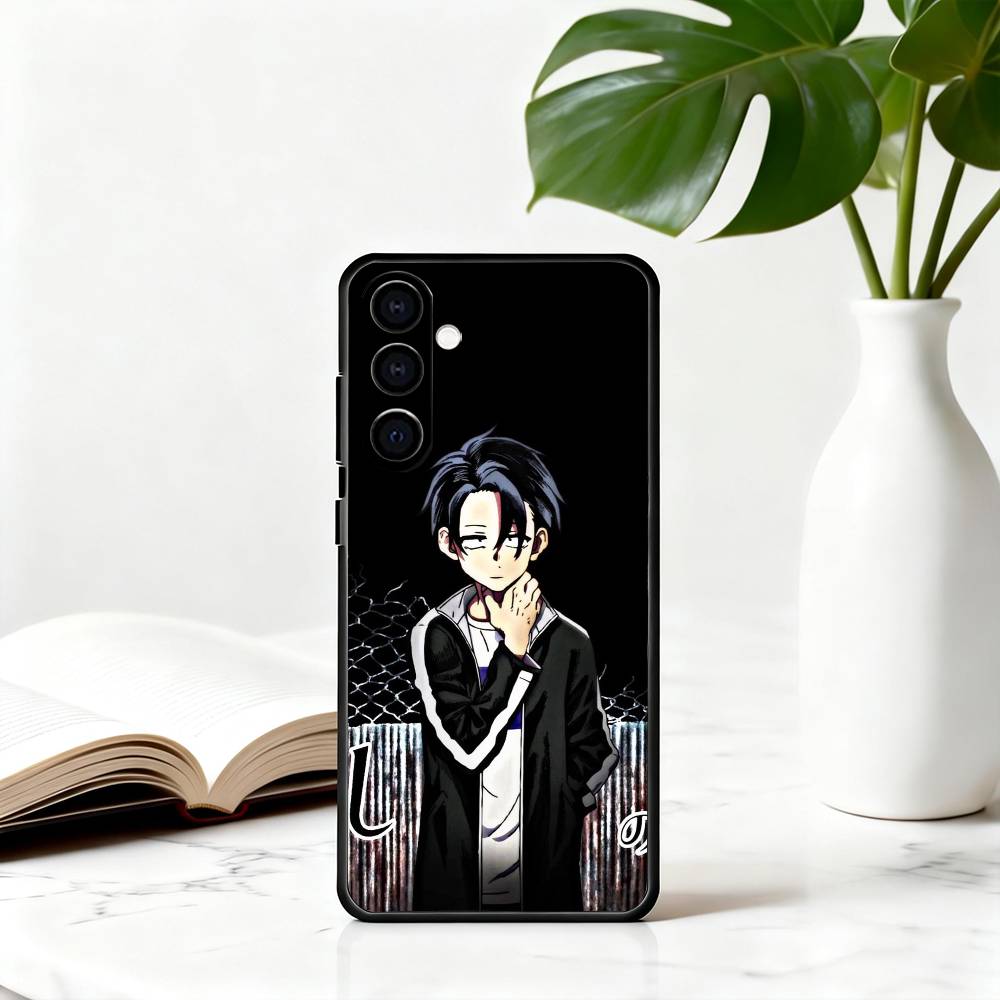 K-Ko Y-Yamori C-Call of the N-night-es Phone Case Black Silicone Soft For Samsung Galaxy A73,A72,A71,A70,A53,A52,A51