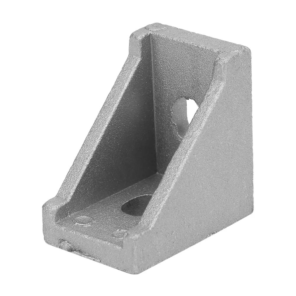 2 Holes Right Angle L Type 50Pcs Aluminum Corner Bracket for 2028 Aluminum Profile Tools