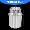 Large Capacity 10L Milking Equipment Bucket For Livestock Rustproof Stainless Steel Construction