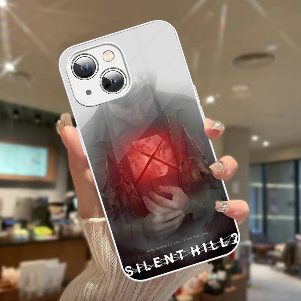 

Horror Games S-Silent H-Hill Tempered Glass For Iphone 14 13 12 11 Pro Mini XS MAX 14Plus X XS XR Cover iphone X