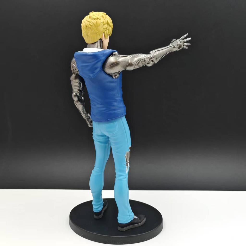 One Punch Man Jerris Little Peach 9,05 Zoll/23 cm beweglich PVC Sitzhaltung Sammeln Im Fahrzeug Schöner Heldenfigur Spielzeug Geschenke