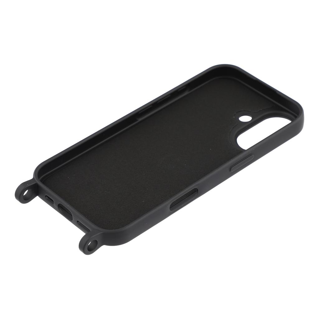 Für iPhone 17 Hülle Flüssigsilikon Schutzhülle mit Umhängeband