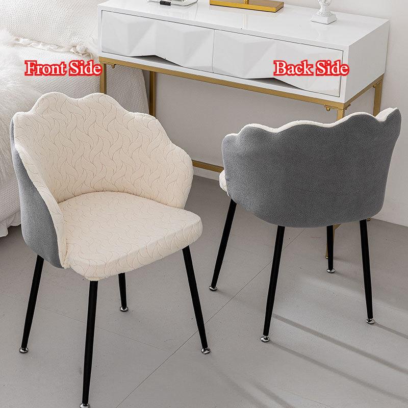 

Elastic Double-sided Printing Makeup Chair Chair Cover All-inclusive Dining Arm Chair Cover Girls Manicure Cosmetic Stool Cover 1PC