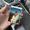 Magnetic Car Visor Photo Clip Transparent PVC Polaroid Picture Holder Car Interior Decoration Accessory