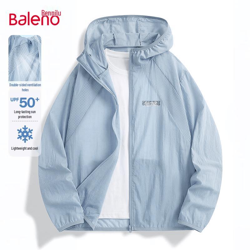 Baleno Men s Lightweight UPF50+ Sun Protection Hooded Jacket 2XL