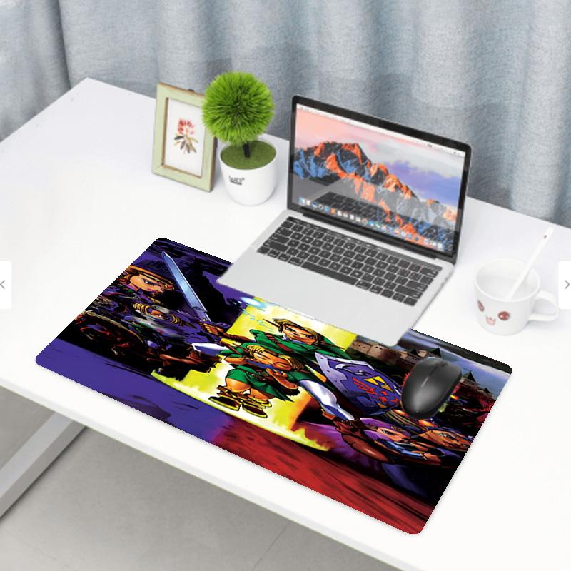 The Legend of Zelda Print Mouse Pad, Anti‑Slip Desktop Keyboard Mat, for PC Laptop Gaming Working Daily Use, Cool Festival Surprise Gift