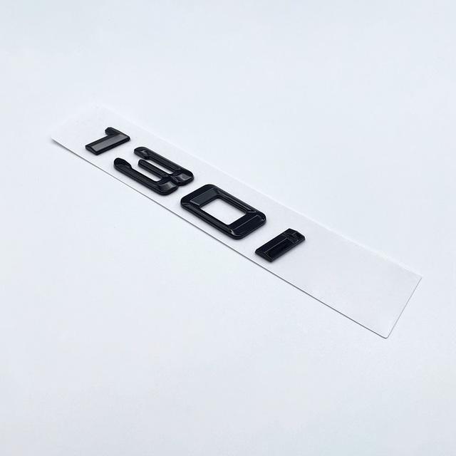 116i 118i 120i 125i 130i 135i Car Rear Boot Emblems Number Letter Badge for BMW 1 Series E81 E82 E87 E88 F20 F21 Glossy Black