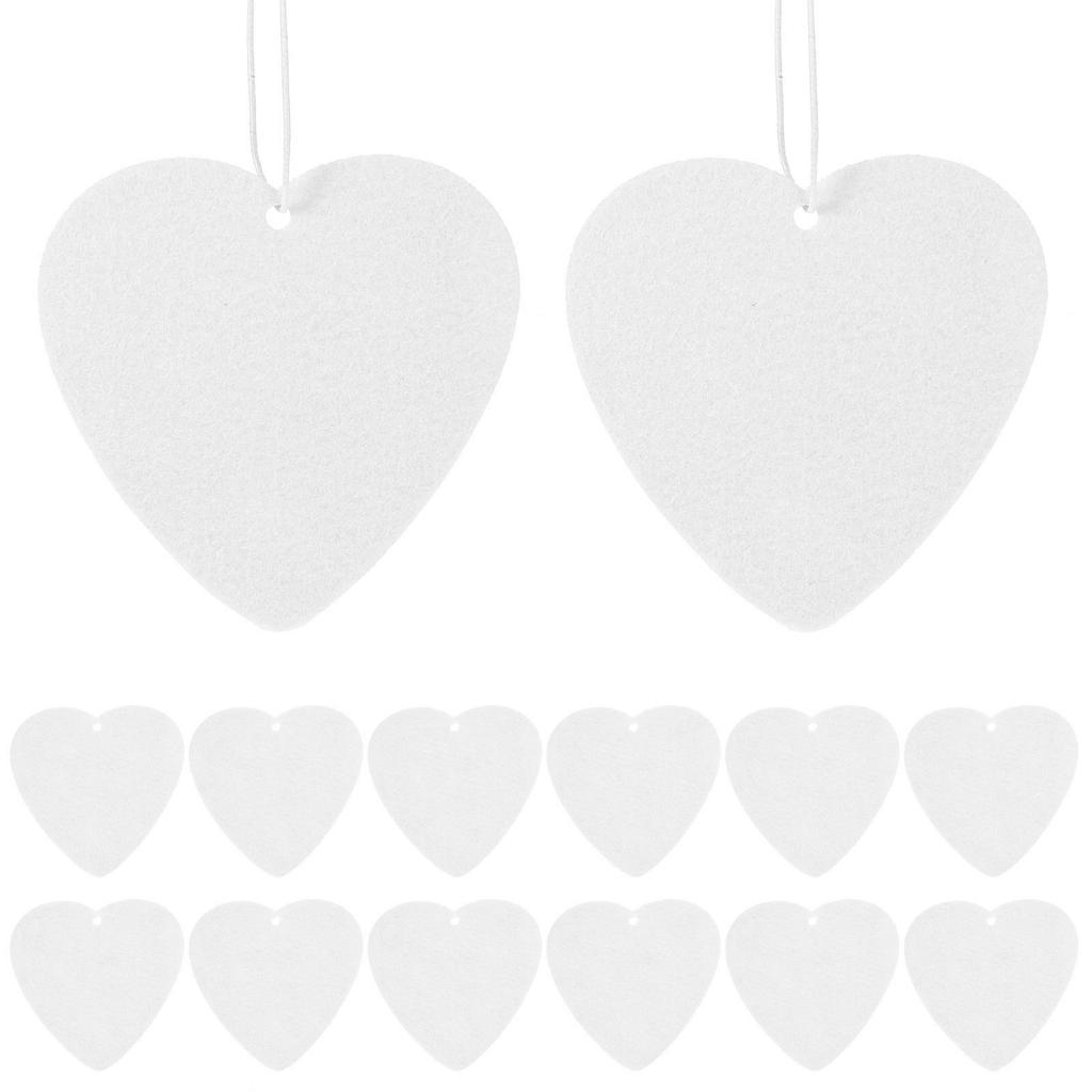 Sublimation Air Freshener Sheets Heart Shaped Diy Crafting Car 1Set