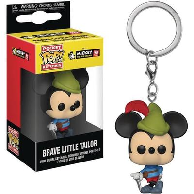 Funko Pocket Pop! Schlüsselanhänger Disney - Micky: Das tapfere Schneiderlein
