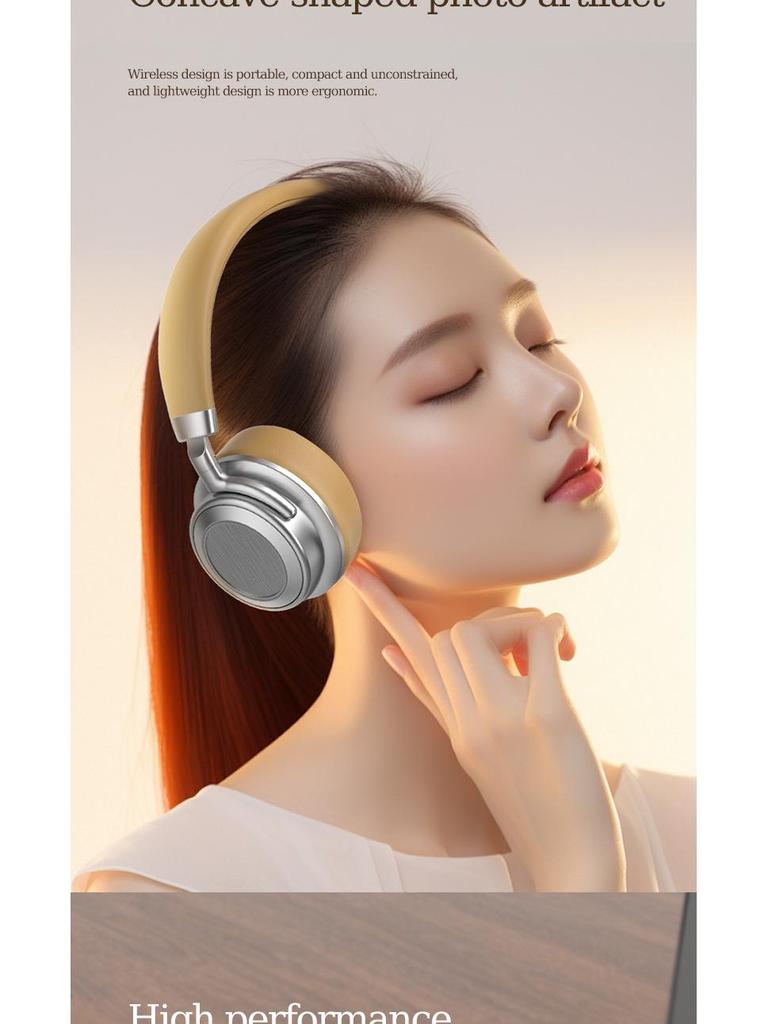 CR-9 Retro Over-ear Wireless Bluetooth 6.0 Sports Headphones