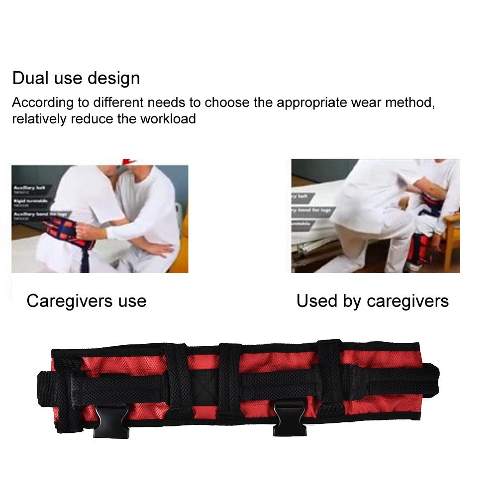 Medical Transfer Belt Patient Lift Sling Assistant Rehabilitation Belt with Leg Loops