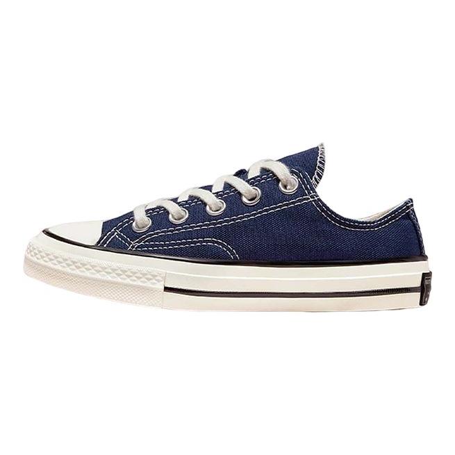 Converse Chuck 70 Taylor All Star Canvas Comfortable Versatile Low Top Kids Canvas Shoes Kids Sneaker Deep-Blue 372886C