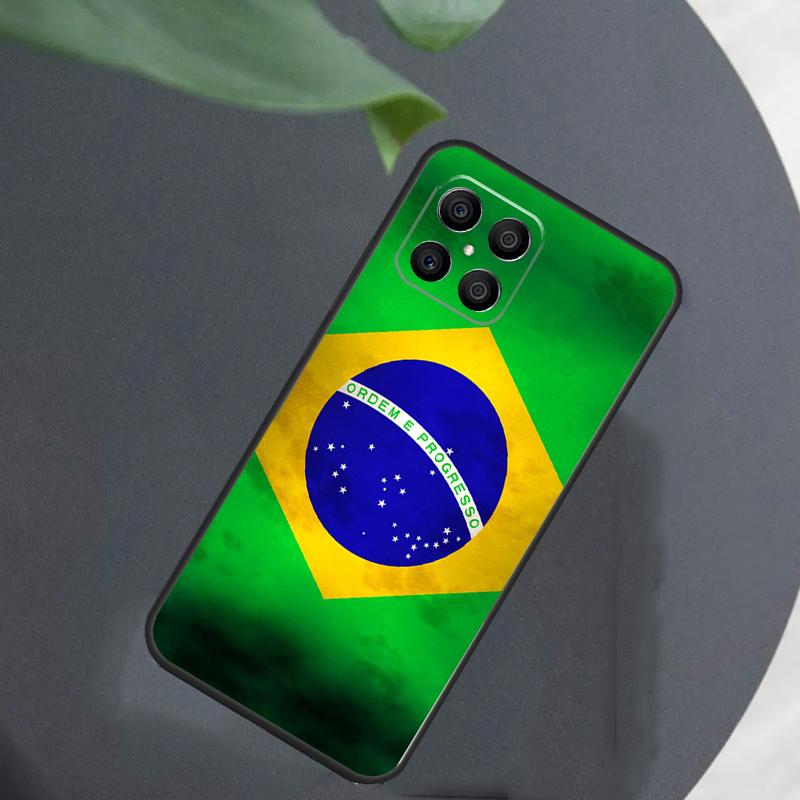 Brazil Brazilian Flag For Honor Magic 5 6 7 8 Pro Case For Honor 400 200 50 70 Lite X8c X8b X9a X9b X9c X9d Win RT