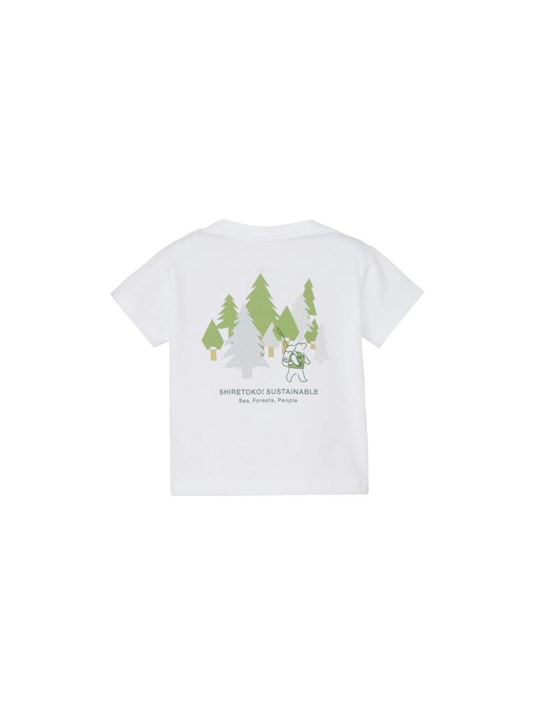 The North Face Shiretoko Toko Short Sleeve Cut and Sewn Size Size White Tee, T-Shirt, B, 80,