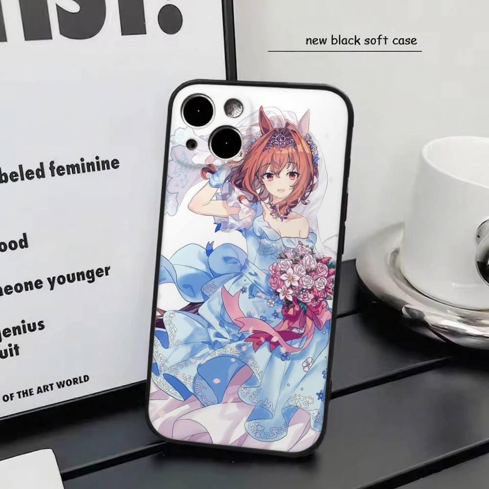 Daiwa Scarlet Anime U-Uma Musume Pretty Derby Phone Case Silicone Soft For IPhone 17 Air 16 15 14 13 12 11 Plus Pro Max Plus