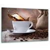 GLASS CUTTING BOARD STAND 40x30 COFFEE