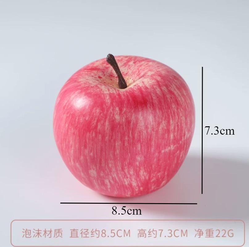 Simulierte Apfel Fälschung Roter Apfel Modell Künstliche Früchte Schmuck Opferfrüchte Skulptur Handwerk Fotografie Dekorations Requisiten