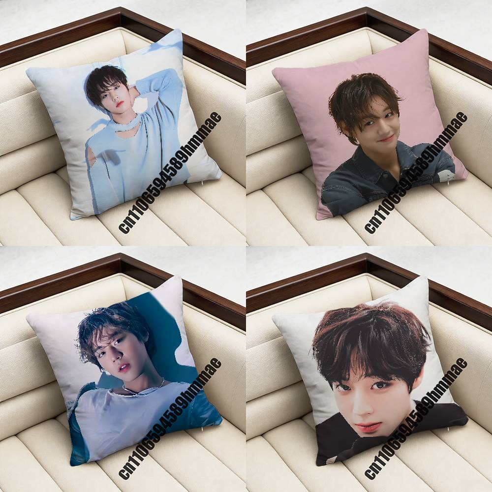 For Singer Actor PPark Ji Hoon Throw Pillow Case Sham Xcm Decoration Square Sofa Pillowcase Pad Cover