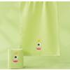 4pcs Set of 4 Small Monster Face Towels, Thick Soft  Non Shedding Coral Fleece, Perfect for Bathroom Use