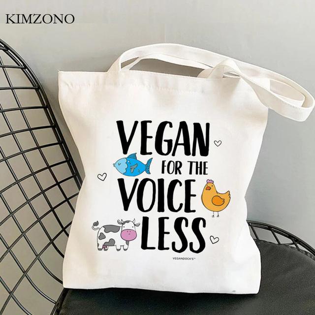 Wegańska torba na zakupy bawełniana torba wielokrotnego użytku torba na zakupy shopper torba na zakupy sacola bolsas reutilizables składana torba na zakupy sacolas