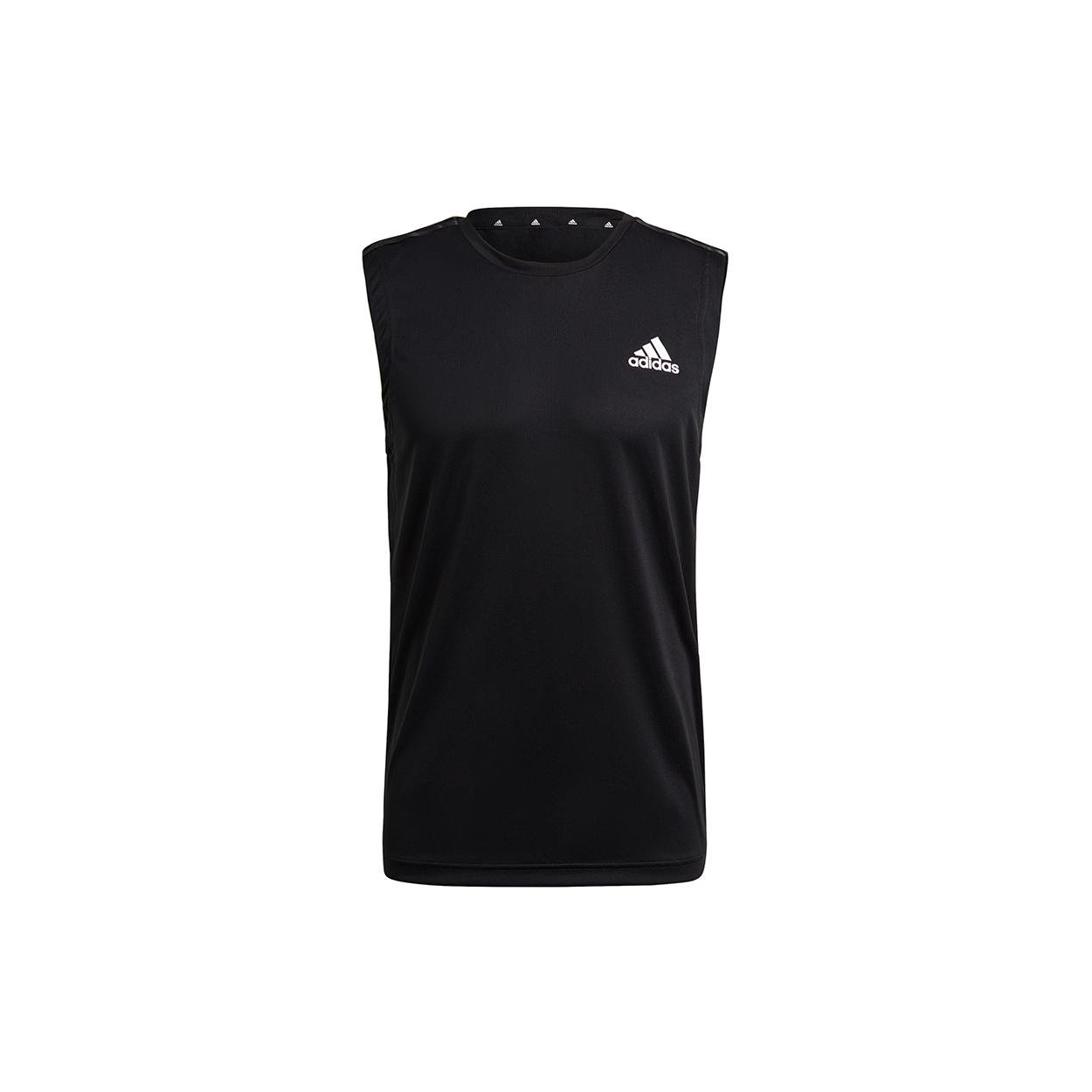

New Adidas Tank Tops Men Black GM2130 S
