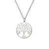 Cazador Stainless Steel Tree of Life Necklace Vintage Gold Color Plant Chain Necklace for Women Jewelry Wholesale 2026 Birthday