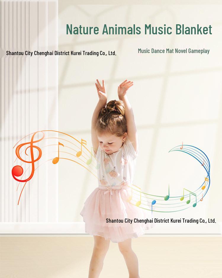 Baby Step-on Piano Music Mat - Educational Multifunctional Crawling and Game Carpet for Children