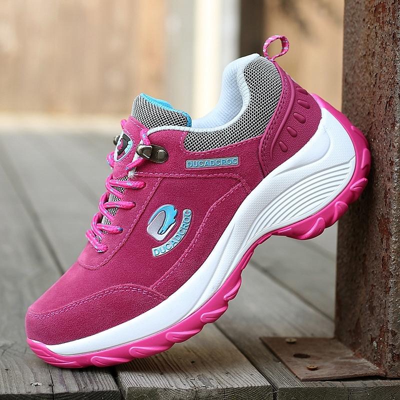 Zimowe Damskie Codzienne Trampki Sztuczny Zamsz Pluszowe Ciepłe Buty dla Kobiet Buty do Biegania Antypoślizgowe Trampki na Platformie Zapatillas Mujer