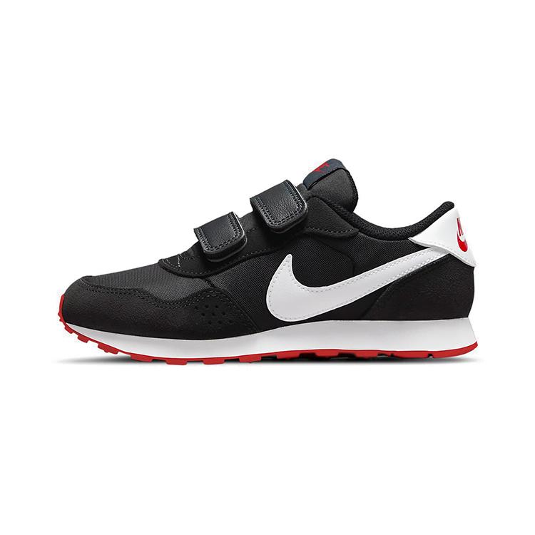 

Nike MD Valiant Hook and loop Low top Running Shoes Black White Red Children Aged 3 7 Years Old CN8559-016 28