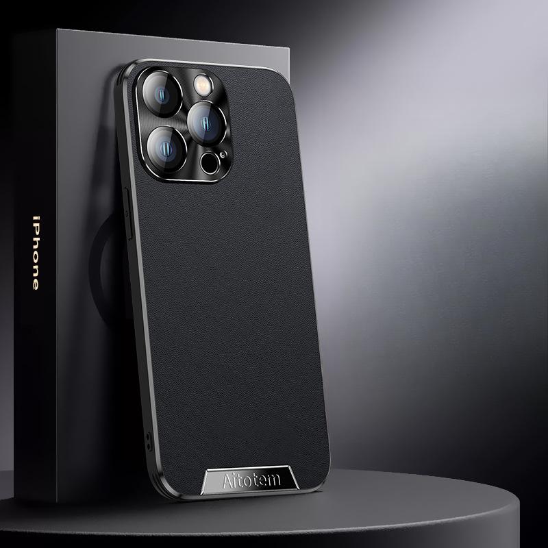 

Подходит для чехла для телефона Apple 16promax с полной защитой, IPhone15 противоударный 14 бизнес 13/8/12 кожаный чехол высокого класса iPhone 16 Pro max 6.9 inch