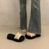 French beautiful platform slippers women's summer wear fashion and high sense 2025 new models with skirts to increase the height of sandals