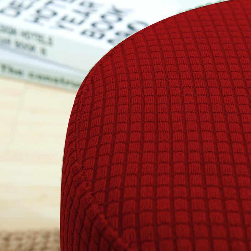 Stool Seat Cover Fashion Footstool Cover Footstool Seat Protector Home Decor Comfortable Touch Stretch Stool Slipcover