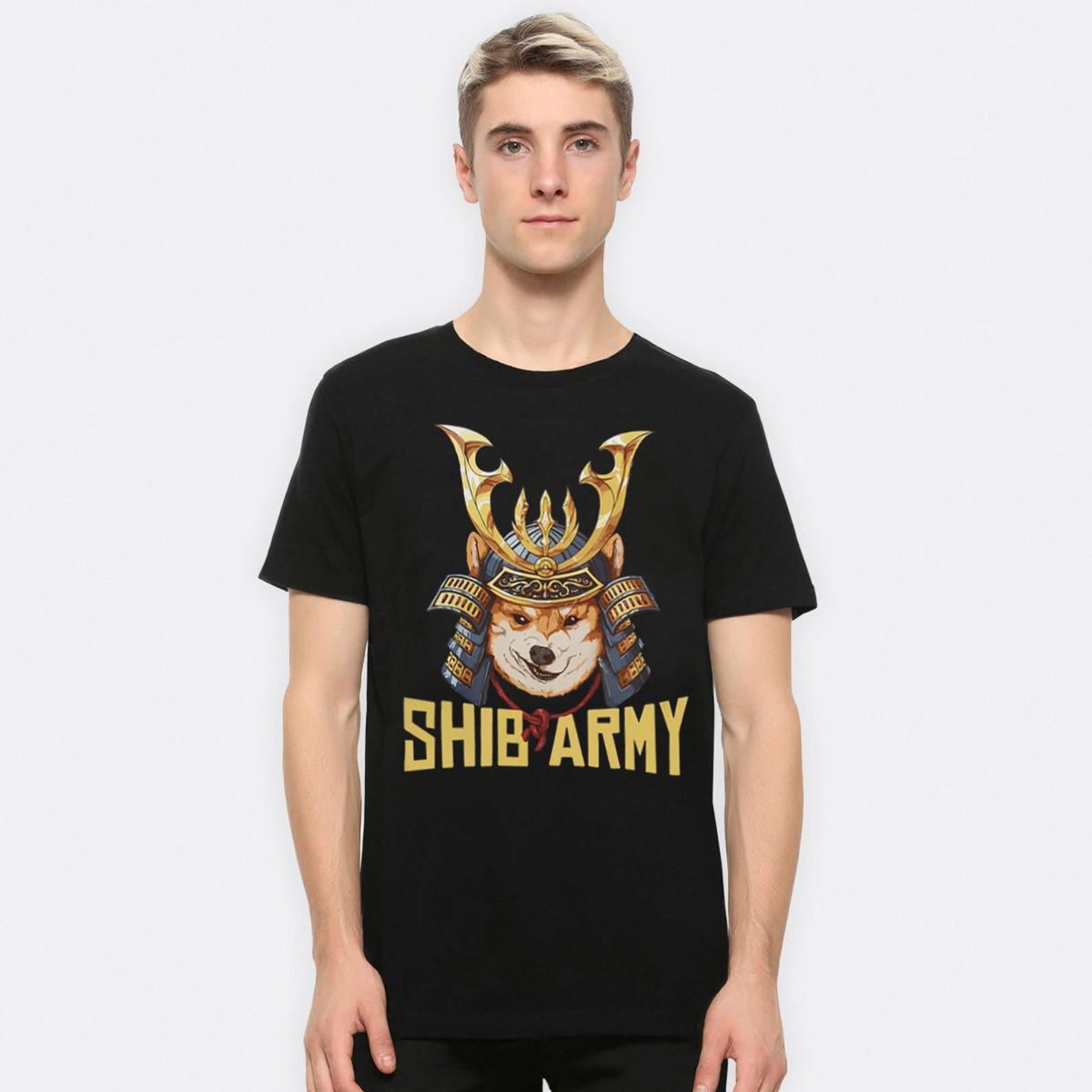 Shib Army Doge T-Shirt, Men s and Women s Sizes (SHB-56442) 2XL