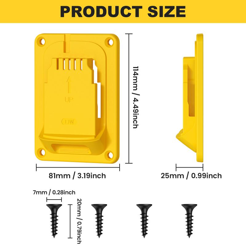 Wall Mount Electric Tool Holder For 18V Wall Power Mount Storage Battery Bracket Fixing Newest Drill Holder Slots Stand
