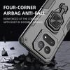 KEYSION Shockproof Armor Case for IQOO 15 5G Soft Silicone+PC Upright Metal Live Ring Stand Phone Back Cover for IQOO 15