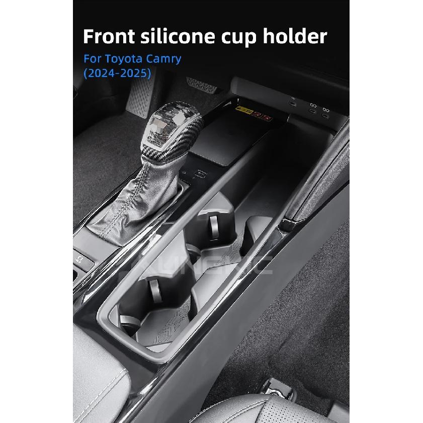 For Toyota Camry 2024 2025 2026 LE/SE Camry XV80 Car Silicon Central Control Panel Cup Stand Cup Holder Interior Accessories