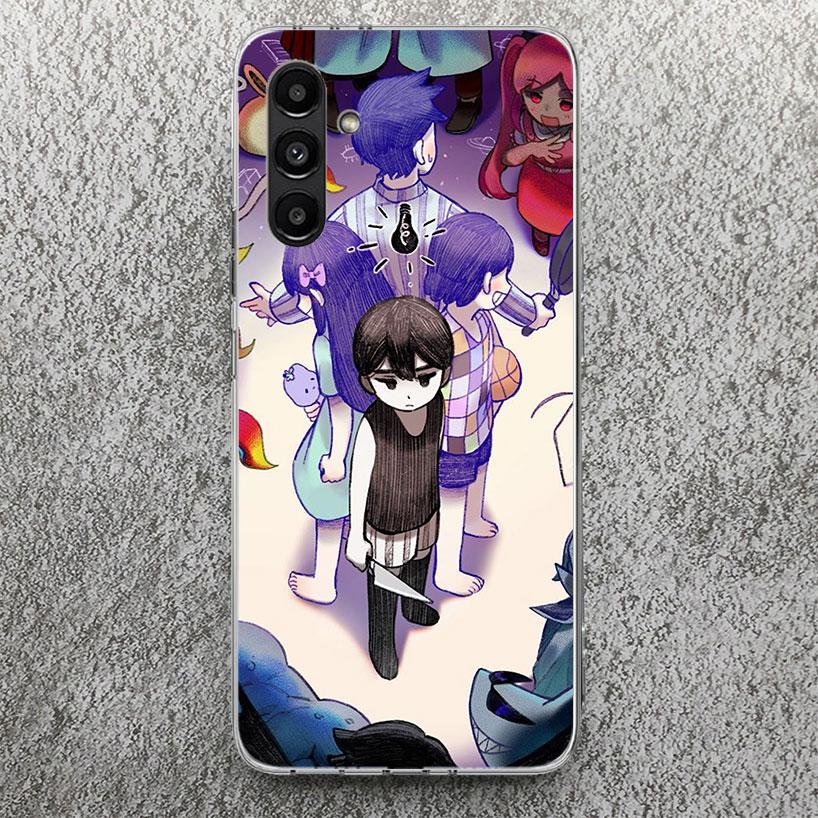 Game O-Omori Cartoon Phone Case For Samsung Galaxy A17 A16 A56 A15 A55 A14 A54 A13 A53 A36 A35 A34 A33 A26 A25 A24 A23 A05S A04S