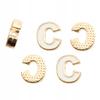 Letter Alphabet Colorful Jewelry Pendant Letter C